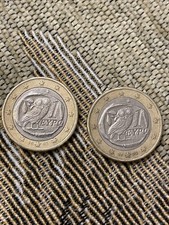 2 Monete Da 1 euro Con Gufo