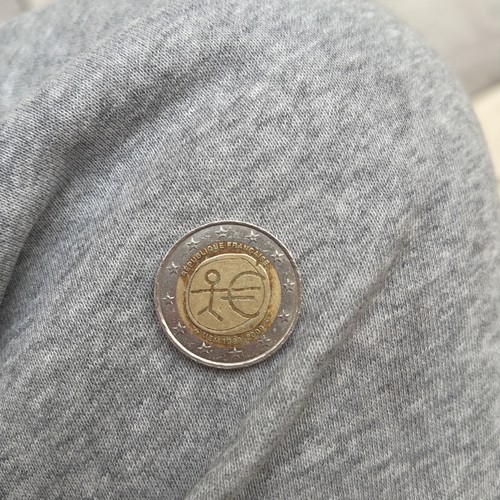 Moneta euro rara francese - 2,