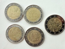 Stock 5 Monete da 2 Euro Rare