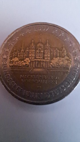 Moneta rara euro della - da,