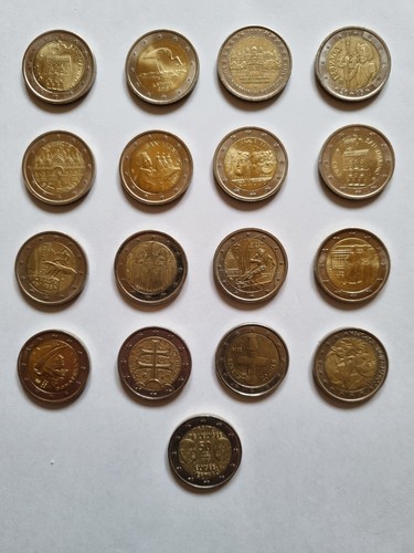 Lotto monete da - da, euro