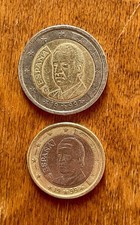 Monete da 1 e 2 Euro Spagna