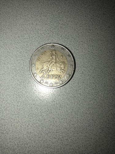 Moneta euro rara grecia - da, 2